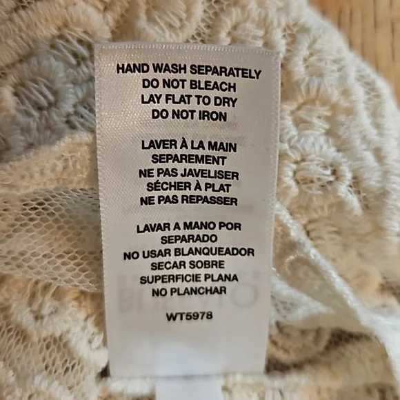 Buffalo David Bitton See Through Crochet Lace Mesh Top - Picture 7 of 12